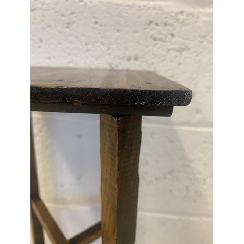 17" x 10" x 10" Small Wooden Table/ Nightstand, Light Brown, End/ Accent Table