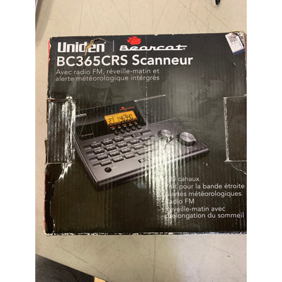Uniden Bearcat Radio Scanners Black BC365CRS Avec Radio FM , Alarm Weather Alert