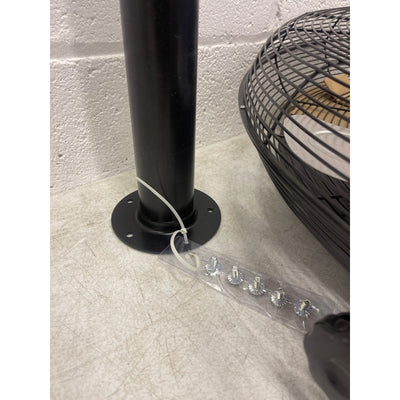 Commercial Electric 30" 3-Speeds High Velocity Tilting Pedestal Fan