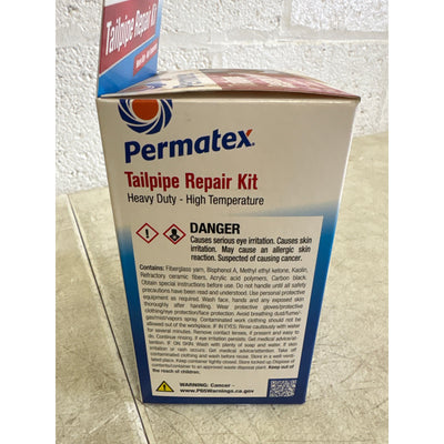 Permatex Heavy Duty High Temperature Tail Pipe Repair Kit, Up To 2000 Degrees F