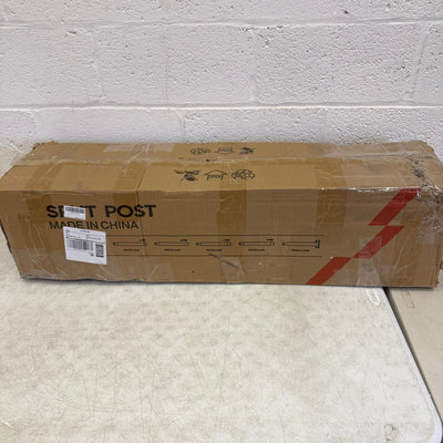 20ft Light Pole Adjustable Metal Post with Mounting Rebar Cage, Black, Pole ONLY