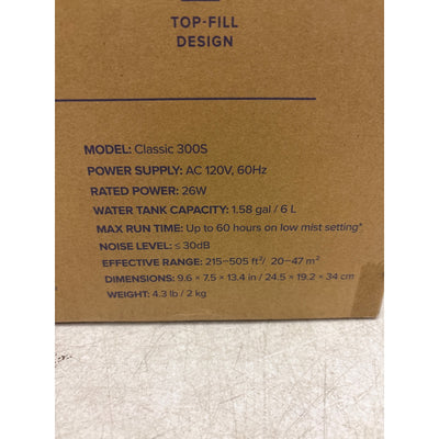 LEVOIT Smart Humidifiers 6L Cool Mist Top Fill Essential Oil Diffuser