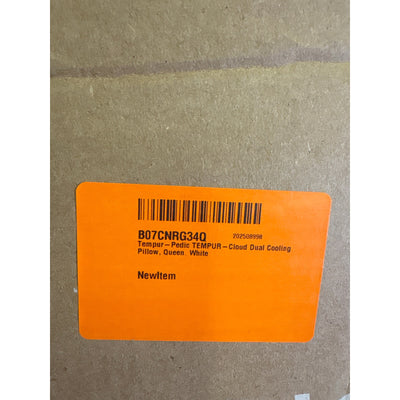 Tempur-Pedic TEMPUR-Cloud Dual Cooling Pillow, Queen, White 27 x 19 x 6.4 Inches
