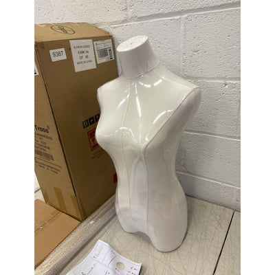 DamyTroso Female Mannequin Torso, Dress Form for Sewing 55-71" Height Adjustable