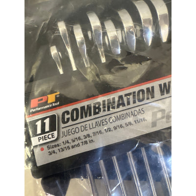 Wilmar 11 Piece Full Polish Combination Wrench Set 1/4" to 7/8" - W1061