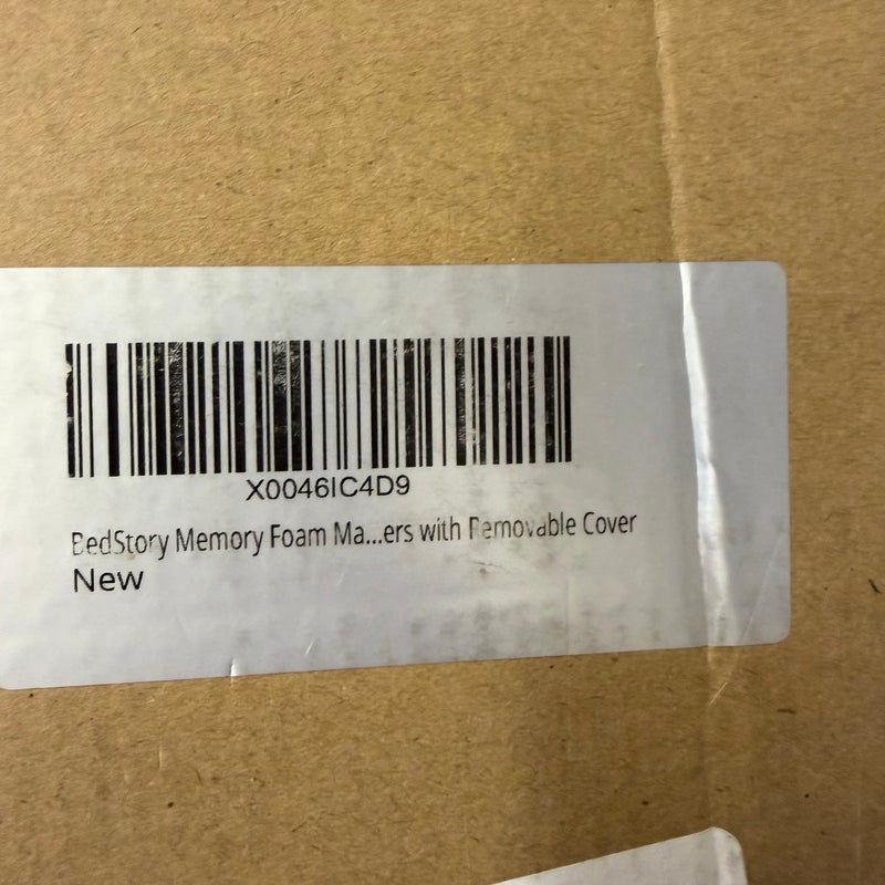 BedStory Firm Mattress Topper (Full) 3in Memory Foam; Removable Cover - Gray