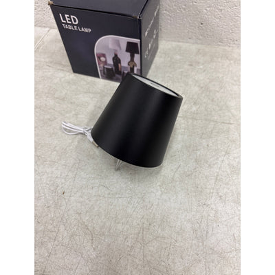 LED Wine Bottle Lamp 3-Color Wireless Bottle Table Touch Control - Black
