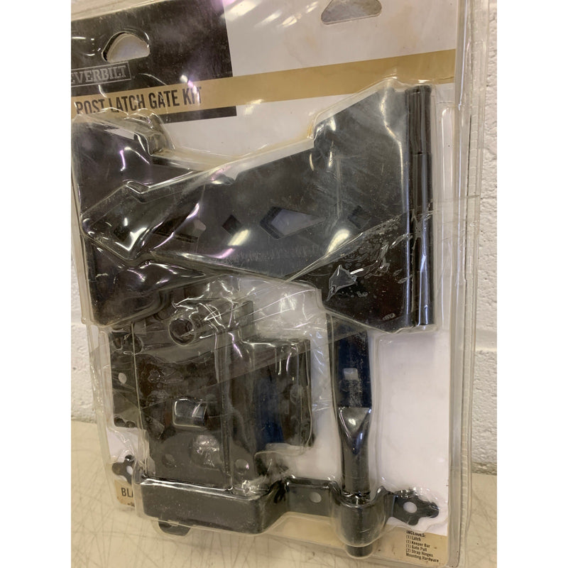 Everbilt Black Post Latch Gate Set