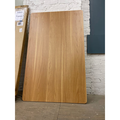 FLEXISPOT 48" x 30" x 1" LIGHT BROWN WOOD Round Corners Desk Top ONLY No Frame