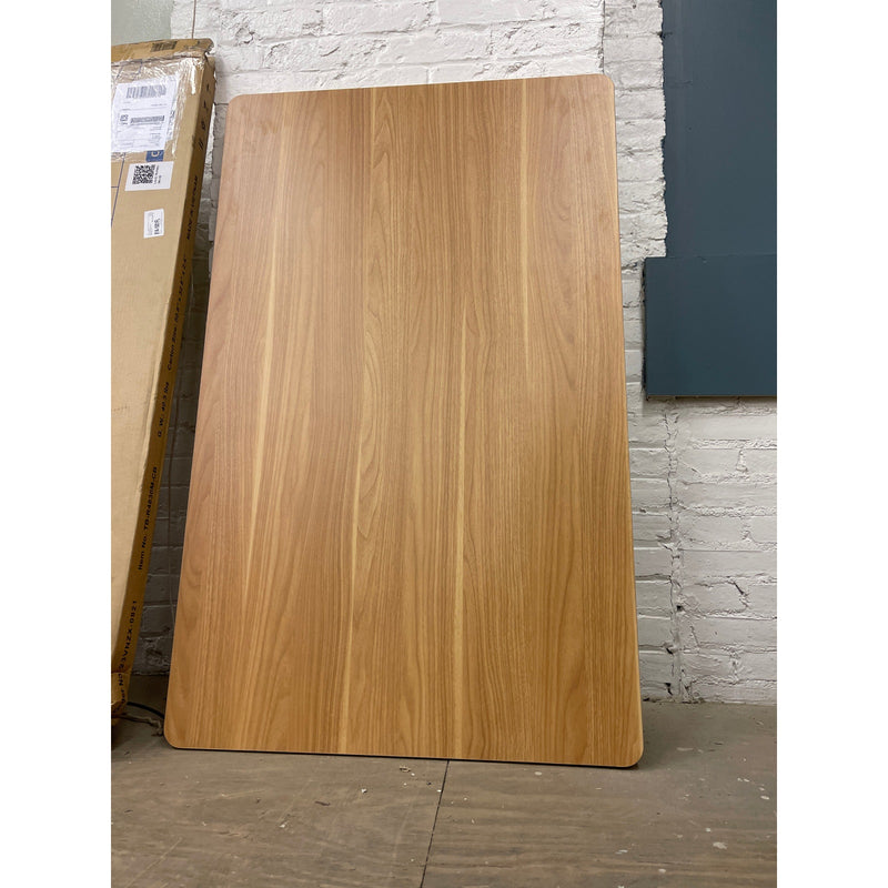 FLEXISPOT 48" x 30" x 1" LIGHT BROWN WOOD Round Corners Desk Top ONLY No Frame