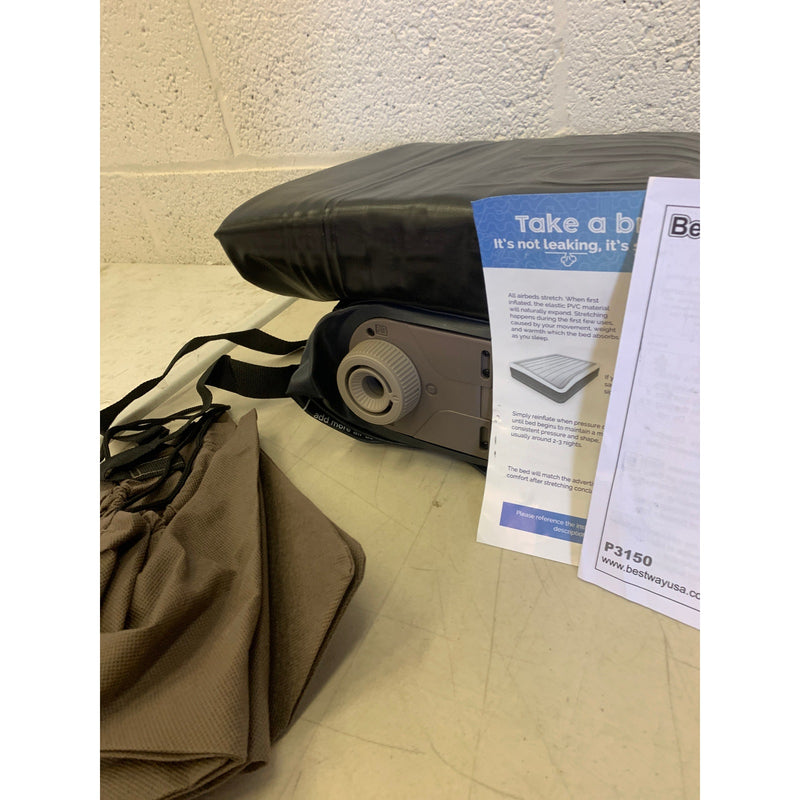 Bestway Essential Comfort Air Mattress Twin 18” with Built-in AC Pump