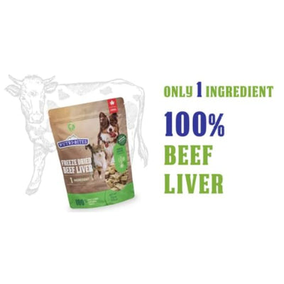 Nutri Bites Freeze Dried Beef Liver Dog/Cat Training Treats Food Topper 27oz