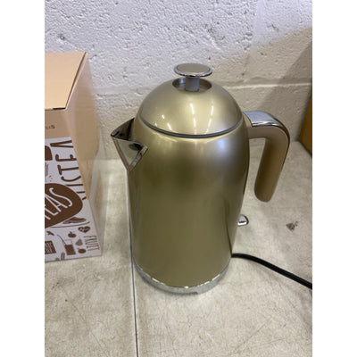 SUSTEAS Electric Kettle 57oz Hot Tea Kettle Water Boil Stainless Steel - Gold