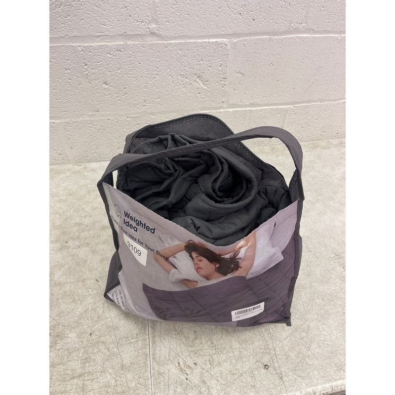 Weighted Idea 20lbs Queen Size Weighted Blanket Dark Grey, 60"x80", Cooling