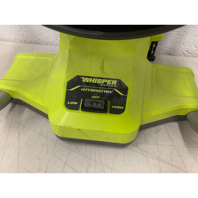 RYOBI ONE+  Misting Air Cannon Fan 18V Cordless Hybrid WHISPER, SEE DETAILS