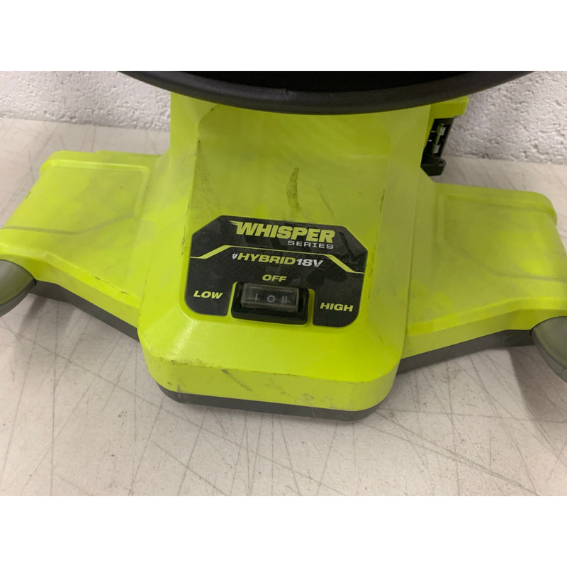 RYOBI ONE+  Misting Air Cannon Fan 18V Cordless Hybrid WHISPER, SEE DETAILS