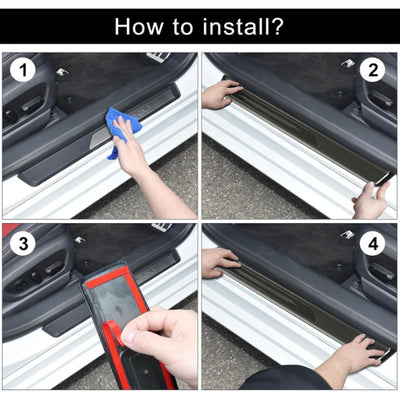 Hugeek 4PCS Door Sill Protector Compatible with Lexus 2018-2025 ES200/260