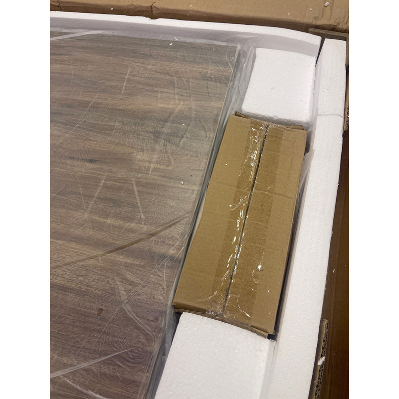 Tribesigns 63-Inch Executive Desk, Rectangular Office Computer Desk, Brown