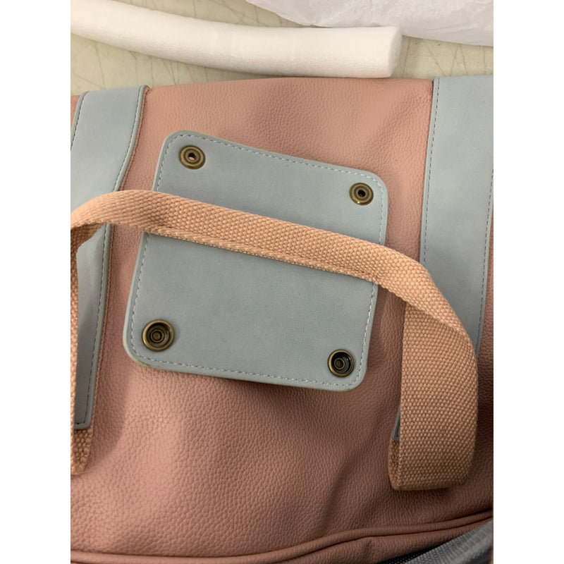 BOYATU Weekender Bag for Women Travel Duffel Bag Gym Bag w Shoulder Strap PINK