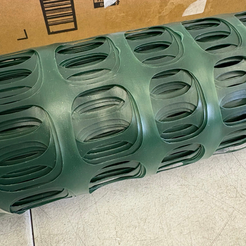 48" Tall Plastic Mesh Fence, Construction Barrier Netting Green UNKNOWN LENGTH