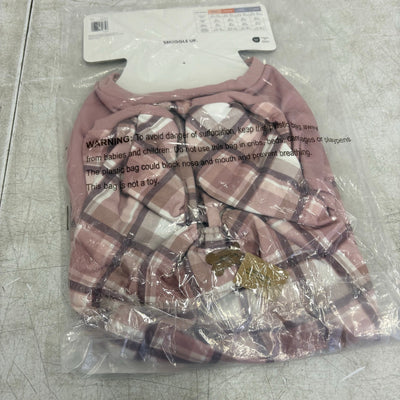 Koolaburra UGG Pet Jayla 1-Piece Pajama Dog Jacket 20-21" Collar Pink Plaid XL