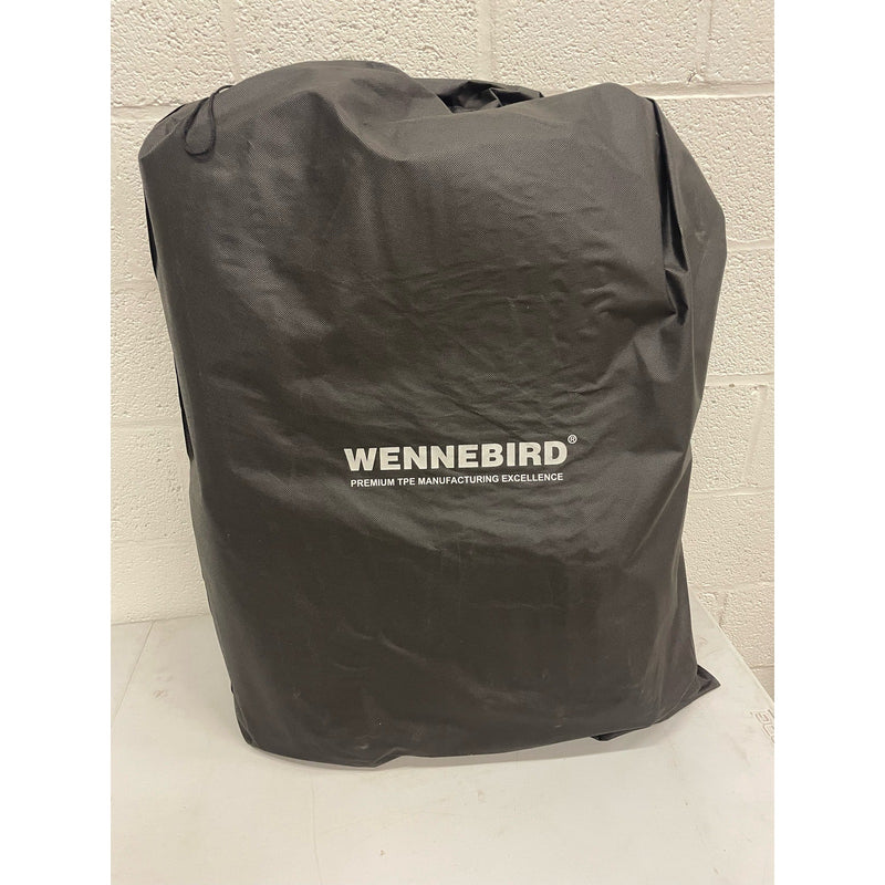 WENNEBIRD All Weather Floor Mats 21-24 Tesla Model X 6 Seater, Anti-Slip 4pc Set