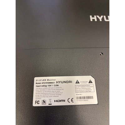 HYUNDAI  21.5" Monitor FHD 1920 x 1080 75 Hz Monitors LED Flat Panel 16:9 Ratio