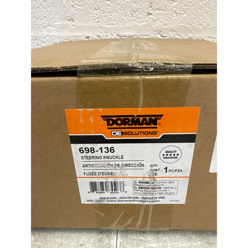 Dorman Steering Knuckles Cast Iron Black Front Passenger Side Subaru - 698-136