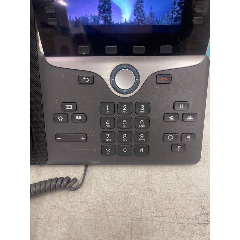 Teléfono IP Cisco CP-8865 con cámara web y videollamadas (negro)