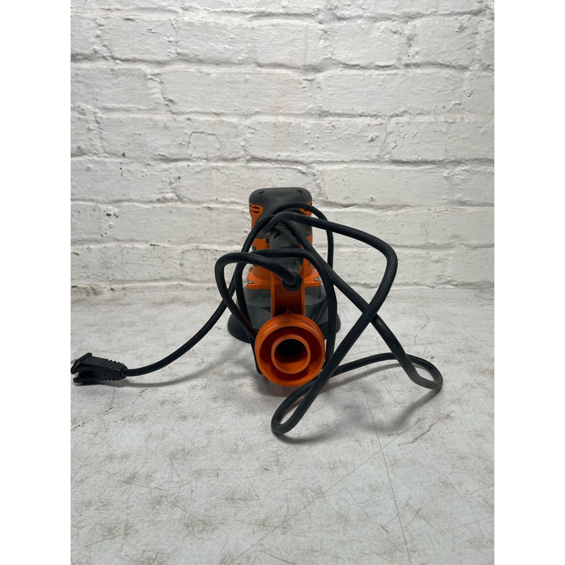 RIDGID Corded 6" Variable-Speed Dual Random Orbital Sander w Sandpaper, Corded