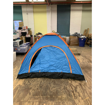 Fangxing Outdoor POP UP TENT ORANGE AND BLUE 5.5' W x 5.5' L x 4'H