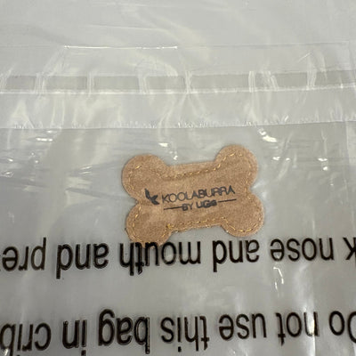 Koolaburra UGG Pet Reversible Hooded Raincoat for Dogs 17-18" Collar, Gray Large