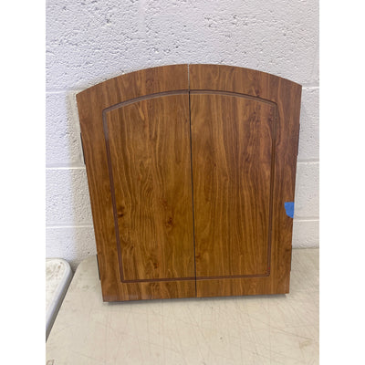 Sportcraft Electronic Dartboard with Closing Wooden Doors, Dart Holders, & Darts