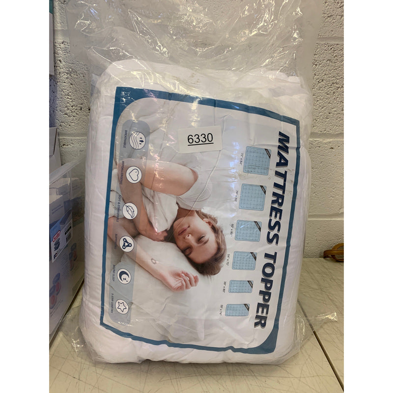 UNKNOWN SIZE Mattress Topper, Breathable , Hypoallergenic , Soft & Comfortable