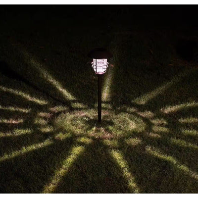 4-Pack Gigalumi LED Solar Bronze Path Lights, Brown, Aluminum, Weatherproof