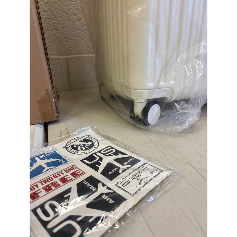 ROAMING 26" Checked Luggage Expandable Spinner Wheels TSA Lock Cup Holder Yellow