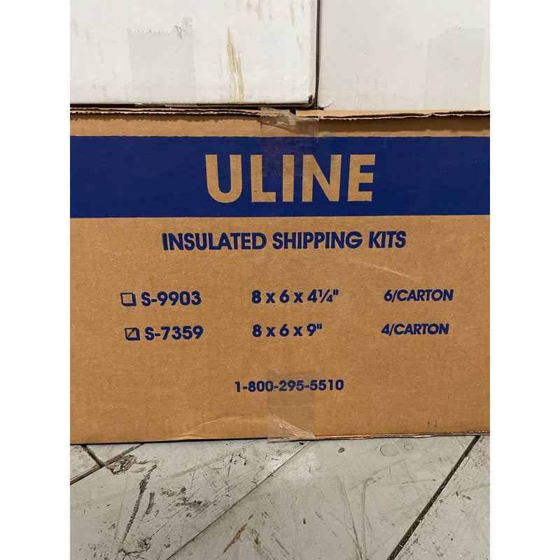Uline Insulated Foam Shipping Kit, 8 x 6 x 9", S-7359, 11 Units, SEE DETAILS