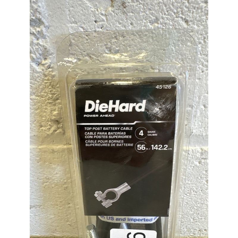 DieHard Battery Cable Top Post, 56" Long, 4 Gauge, Positive / Negative Terminals