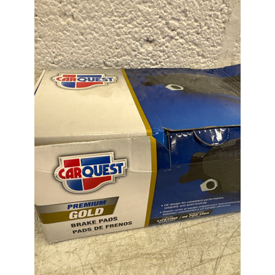 Carquest Premium Gold Brake Pads w Hardware, Ceramic, Quiet, Front - GNAD1258
