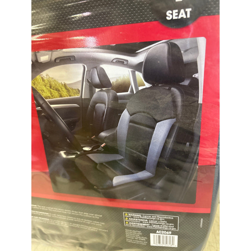 1-Pack AutoCraft Car/SUV/Truck Seat Cushion Black/Grey Universal Breathable