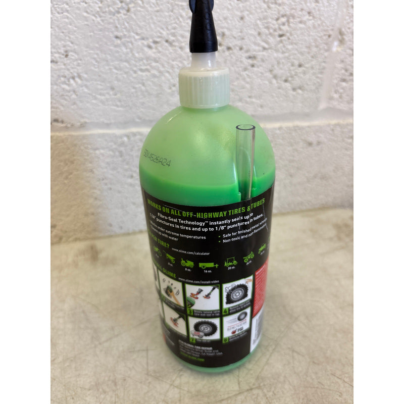 Slime 2-in-1 Tire & Tube Sealant, Seals Stops Leaks Prevents/Repairs - 32 oz