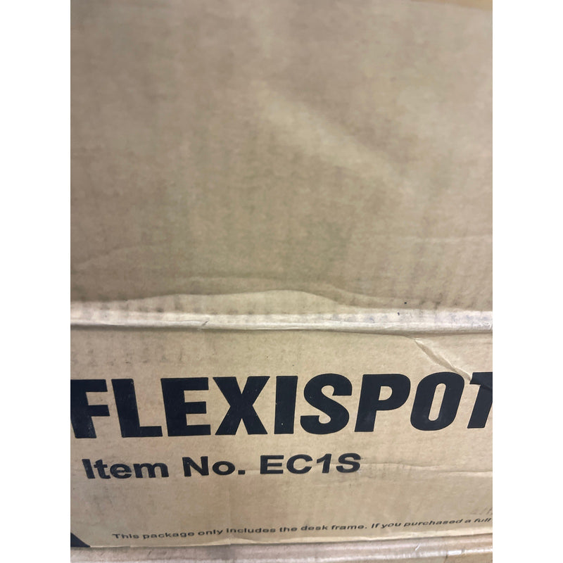 FLEXISPOT Sit & Stand Desk Frame w 2-Button Electric Controller EC1S Silver