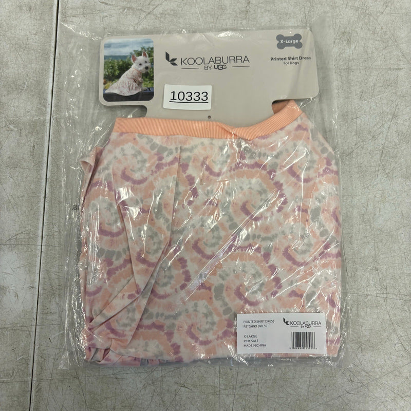 Koolaburra by UGG Pet Printed Shirt / Dress for Dogs - 20-21" Collar, Pink - XL
