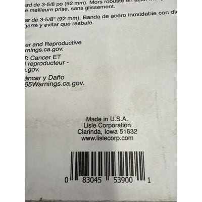 Lisle Small Filter Wrench Standard 3-5/8" Oil Filter Wrench, Hand Tools - 53900