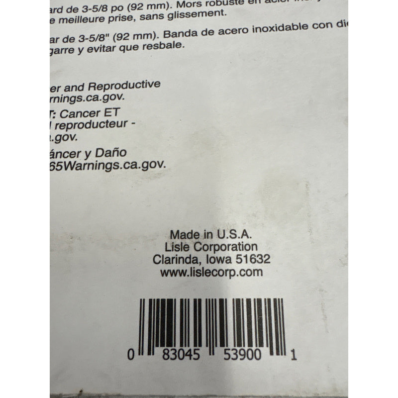 Lisle Small Filter Wrench Standard 3-5/8" Oil Filter Wrench, Hand Tools - 53900