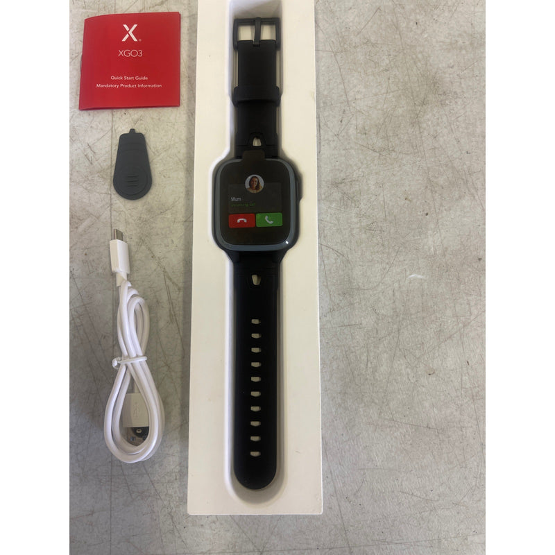 Xplora XGO3 Kids Smart Watch Cell Phone w GPS Tracker, Bundle - Black