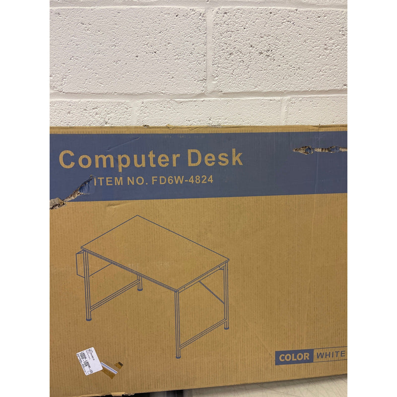 FlexiSpot Office Desk with Storage Bag 48"x24" - Marble White FD6W