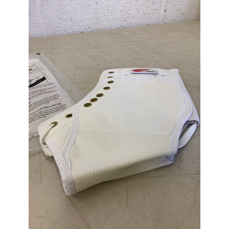 Swede-O Ankle Lok Support with Knit Tongue, Extra Large Ankle Brace White