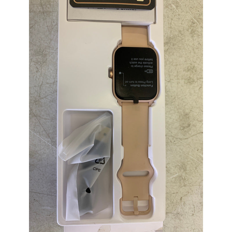 Faweio Smart Watch Alexa Built-in Smartwatch Answer/Make Calls,1.8" HD, Pink