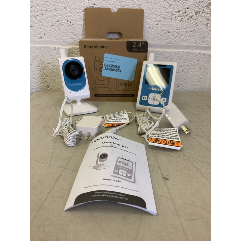 HelloBaby Baby Monitor- HB26 Video Baby Monitor with 2.4 inch Screen